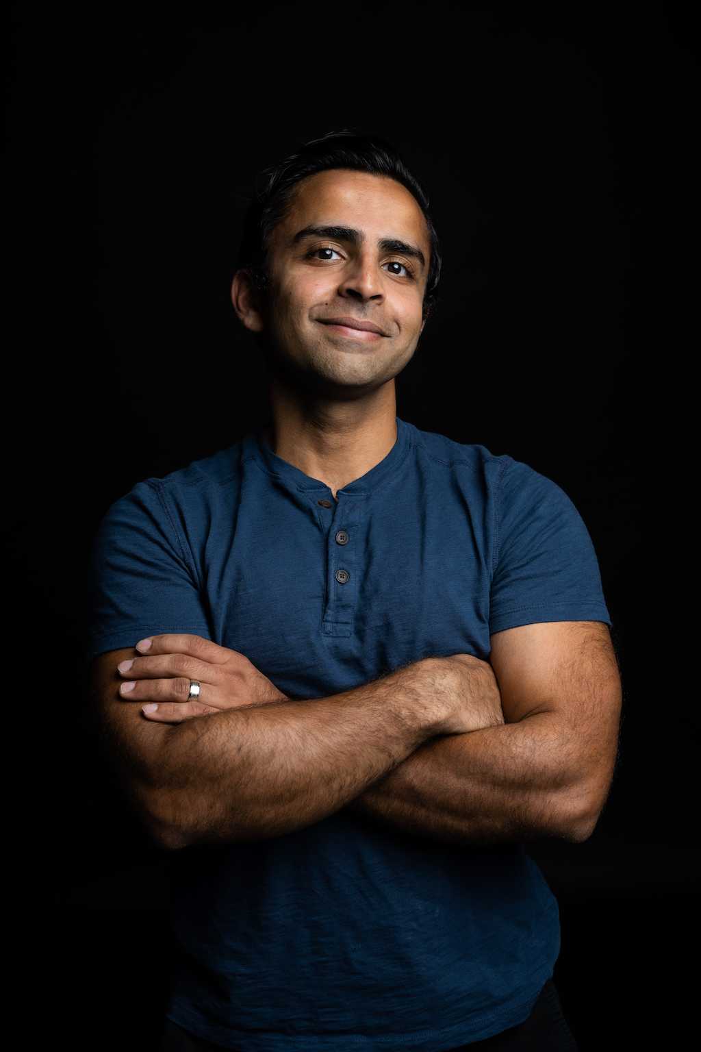 Haris Ali in front of NASA